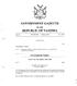 GOVERNMENT GAZETTE OF THE REPUBLIC OF NAMIBIA CONTENTS