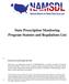 State Prescription Monitoring Program Statutes and Regulations List