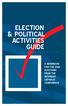 Elections. & Political Activities. A Handbook for the from the Michigan Catholic