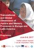 Transnational and Global Dimensions of Justice and Memory Processes in Europe and Latin America