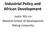 Industrial Policy and African Development. Justin Yifu Lin National School of Development Peking University