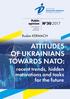ATTITUDES OF UKRAINIANS TOWARDS NATO: