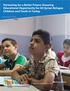 Partnering for a Better Future: Ensuring Educational Opportunity for All Syrian Refugee Children and Youth in Turkey