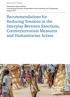 Recommendations for Reducing Tensions in the Interplay Between Sanctions, Counterterrorism Measures and Humanitarian Action