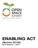 ENABLING ACT (Section 35100) As of January 1, 2016