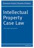 Intellectual Property Case Law