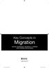 key concepts in migration