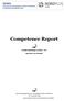 Competence Report. Musisk Oplysnings Forbund DK. By Bente von Schindel