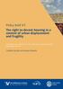 Policy brief #3 The right to decent housing in a context of urban displacement and fragility