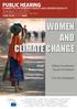 Women and climate change