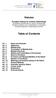 Statutes. Table of Contents