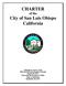 CHARTER of the City of San Luis Obispo California