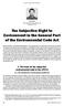 The Subjective Right to Environment in the General Part of the Environmental Code Act