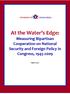 At the Water s Edge: Measuring Bipartisan Cooperation on National Security and Foreign Policy in Congress,