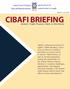 CIBAFI BRIEFING Islamic Trade Finance: Back to the Roots