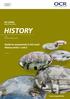 HISTORY. AS LEVEL Guide to assessment. Guide to assessment in AS Level History Units 1 and 2.   For first teaching in 2015