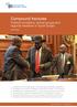 Compound fractures Political formations, armed groups and regional mediation in South Sudan
