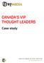 CANADA S VIP THOUGHT LEADERS