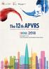 Welcome Message APVRS Congress Sponsorship Opportunities Sponsorship Packages Code of Practice... 14