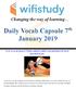 Daily Vocab Capsule 7 th January 2019