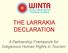 THE LARRAKIA DECLARATION. A Partnership Framework for Indigenous Human Rights in Tourism