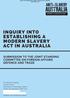 Inquiry into establishing a Modern Slavery Act in Australia Submission 156