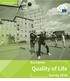 OVERVIEW REPORT. European. Quality of Life