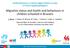 Migration status and health and behaviours in children schooled in Brussels