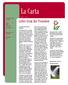 La Carta. Letter from the President
