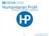 Humanitarian Profil. Derived from IASC Guidlines H P DRAFT