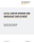 Local Labour Demand and Immigrant Employment LUZ AZLOR, ANNA PIIL DAMM AND MARIE LOUISE SCHULTZ-NIELSEN