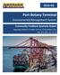 Port Botany Terminal Q. Environmental Management System. Community Feedback Quarterly Report