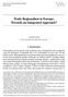 Trade Regionalism in Europe: Towards an Integrated Approach*