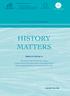 Education and Training Inspectorate HISTORY MATTERS. Report of a Survey on