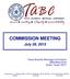 COMMISSION MEETING. July 28, 2015