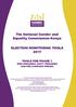 The National Gender and Equality Commission-Kenya ELECTION MONITORING TOOLS 2017