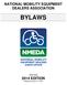 NATIONAL MOBILITY EQUIPMENT DEALERS ASSOCIATION BYLAWS. OPS EDITION [Adopted January 01, 2014]