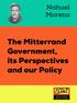 The Mitterrand Government, its Perspectives and our Policy