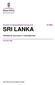 COUNTRY OF ORIGIN INFORMATION BULLETIN 01/2005 SRI LANKA