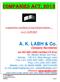 ACT, & Co. A. K. LABH. Company Kolkata. Company Secretaries. Page 1