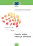 Equality bodies making a difference. European network of legal experts in gender equality and non-discrimination