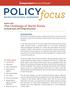 POLICY focus. The Challenge of North Korea. Introduction RECIPES FOR RATIONAL GOVERNMENT. by Claudia Rosett, IWF Foreign Policy Fellow