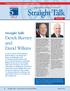 Straight Talk: Derek Burney and David Wilkins