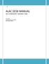 ALAC DESK MANUAL How to Manual for Committee Chairs