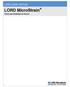 LORD LEGAL NOTICE. LORD MicroStrain Terms and Conditions of Service