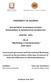 UNIVERSITY OF SALERNO. Ph. D. Marketing e Communication (XIII Ciclo)
