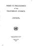 INDEX TO PROCEEDINGS of the TRUSTEESHIP COUNCIL