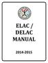 ELAC / DELAC MANUAL
