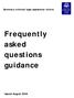 Summary criminal legal assistance reform. Frequently asked questions guidance