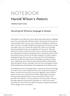 Harold Wilson s rhetoric. Revisiting the Wilsonian language of renewal